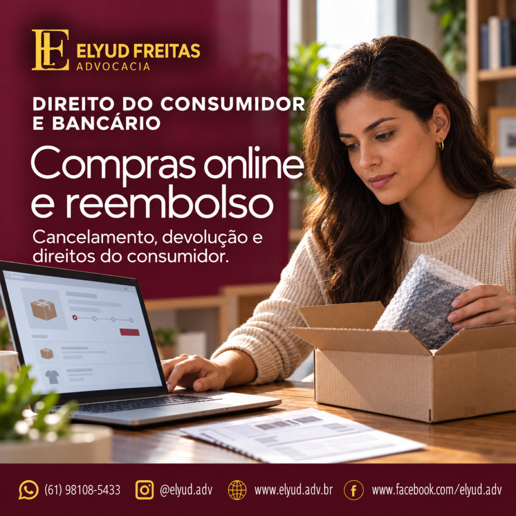 Compras online, reembolso, direito de arrependimento, atraso na entrega, Direito do Consumidor