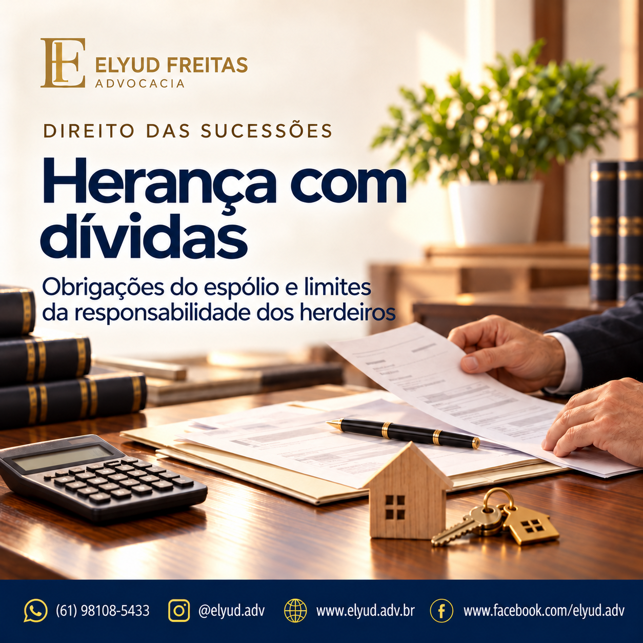 Herança com dívidas, dívidas do falecido, espólio, responsabilidade dos herdeiros, inventário